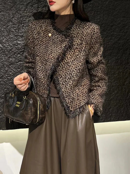 Unieke Vintage Jas voor Dames Elegant Design