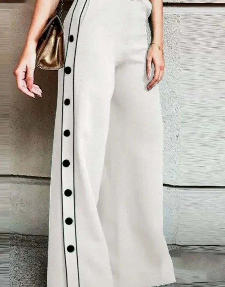Vrouwelijke Wijdere Broek Elegante Stijl