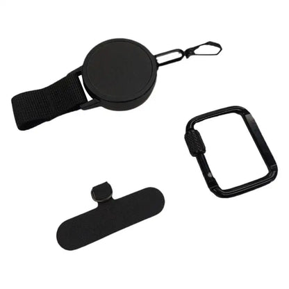 Intrekbare Telefoonhouder met Diefstalbeveiliging en Riemclip voor Actieve Levensstijl