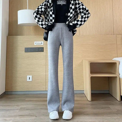 Dames Oversized Schlagbroek Zwart Losse Fit