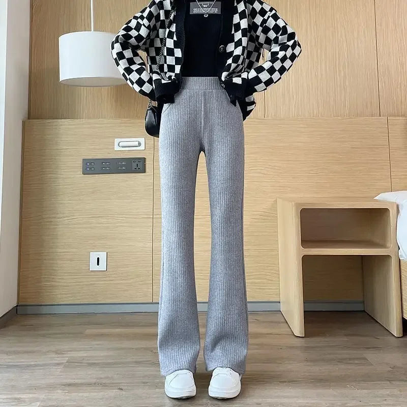 Dames Oversized Schlagbroek Zwart Comfortabel
