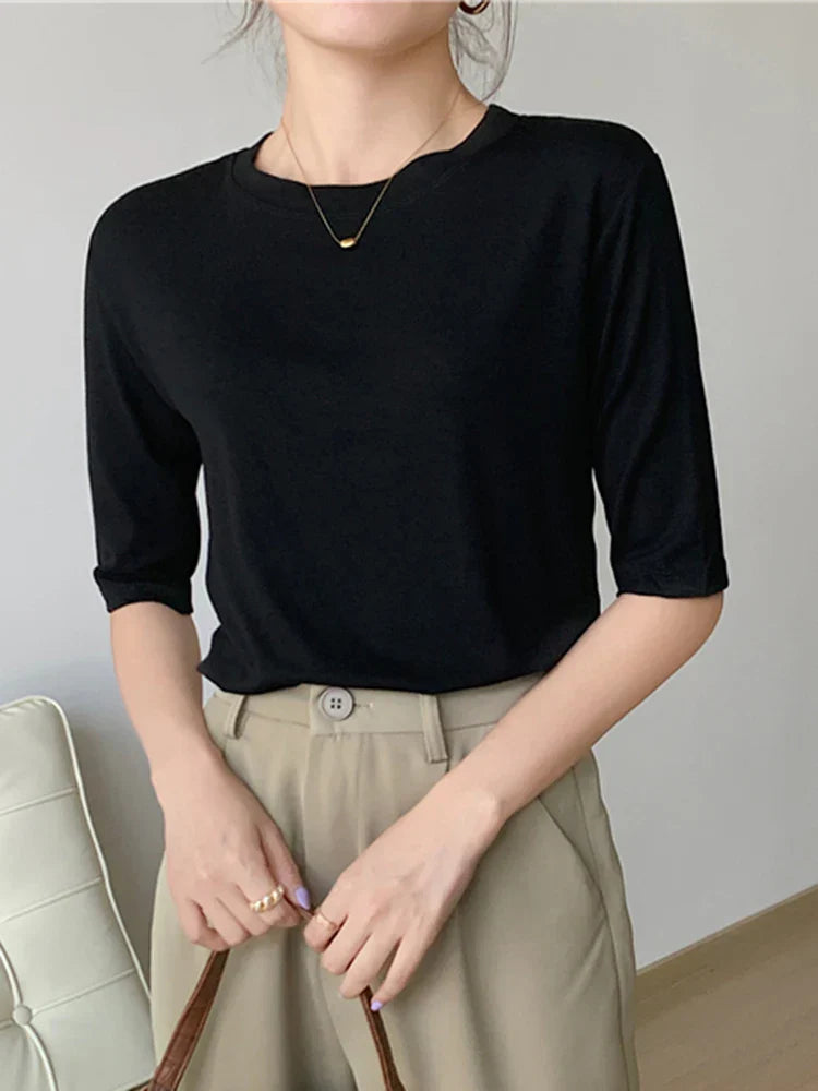 Elegante Zomer T-Shirt voor Vrouw
