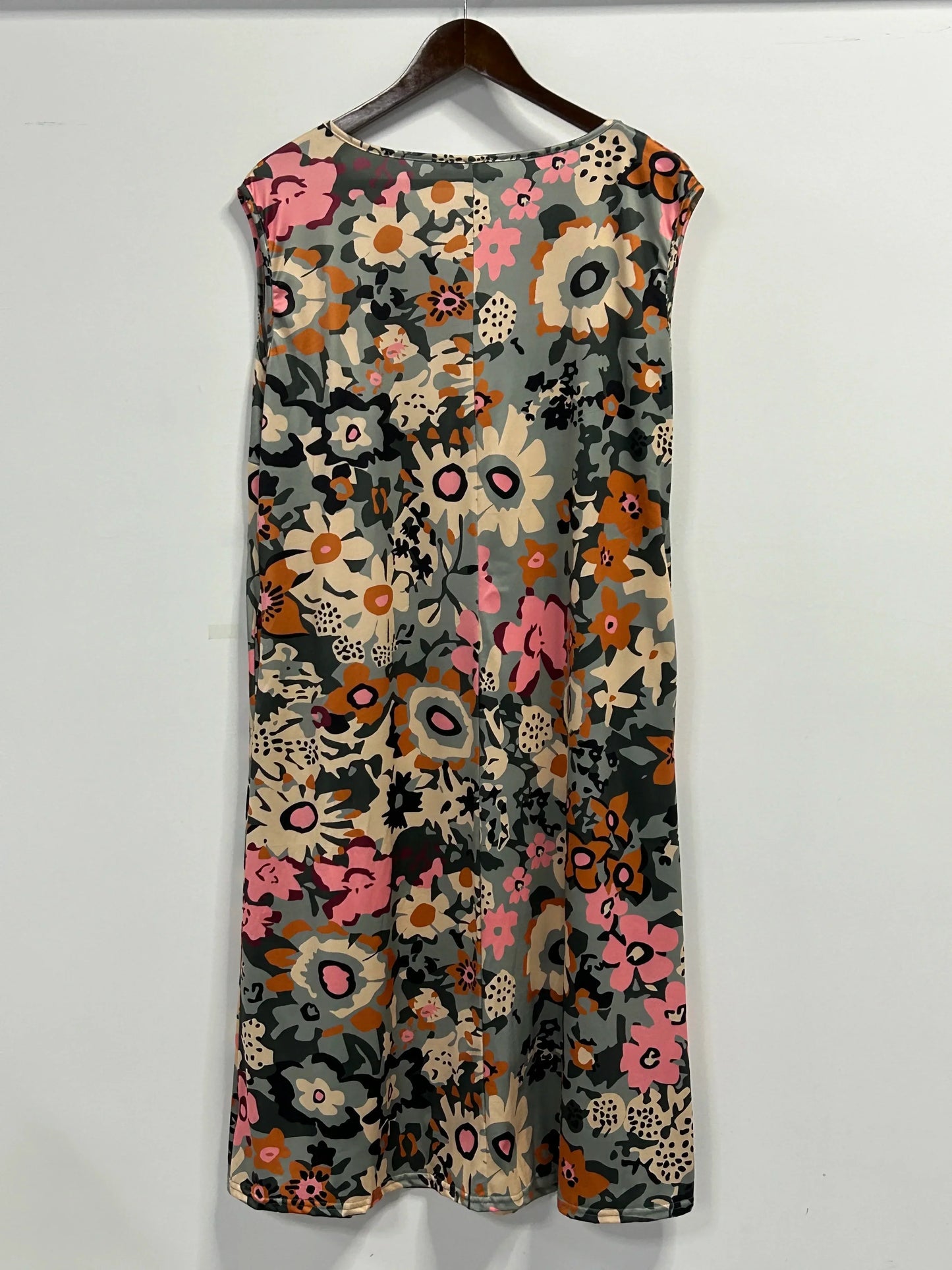 Bloemen Midi-Jurk Luxe Elegante Zomerjurk