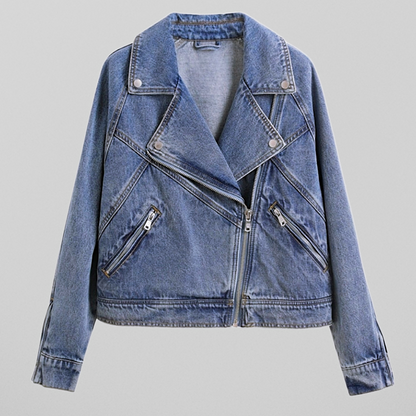 Dames Spijkerjasje Vintage Retro Stijl