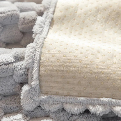Fluweelzachte Plaid met Antislip – Luxe Comfort voor Bank & Bed in Diverse Kleuren