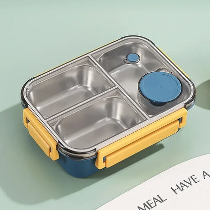 Roestvrijstalen Geïsoleerde Lunchbox Met Compartimenten En Lekvrije Deksel Voor Warme En Koude Maaltijden Onderweg