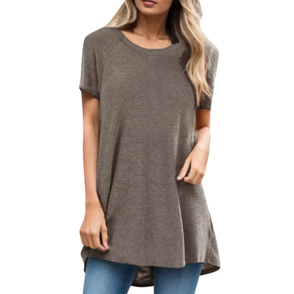 Dames Zomertop Casual Katoen T-Shirt