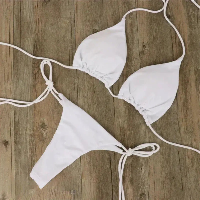 Luxe Gouden Bikini Badmode voor Dames