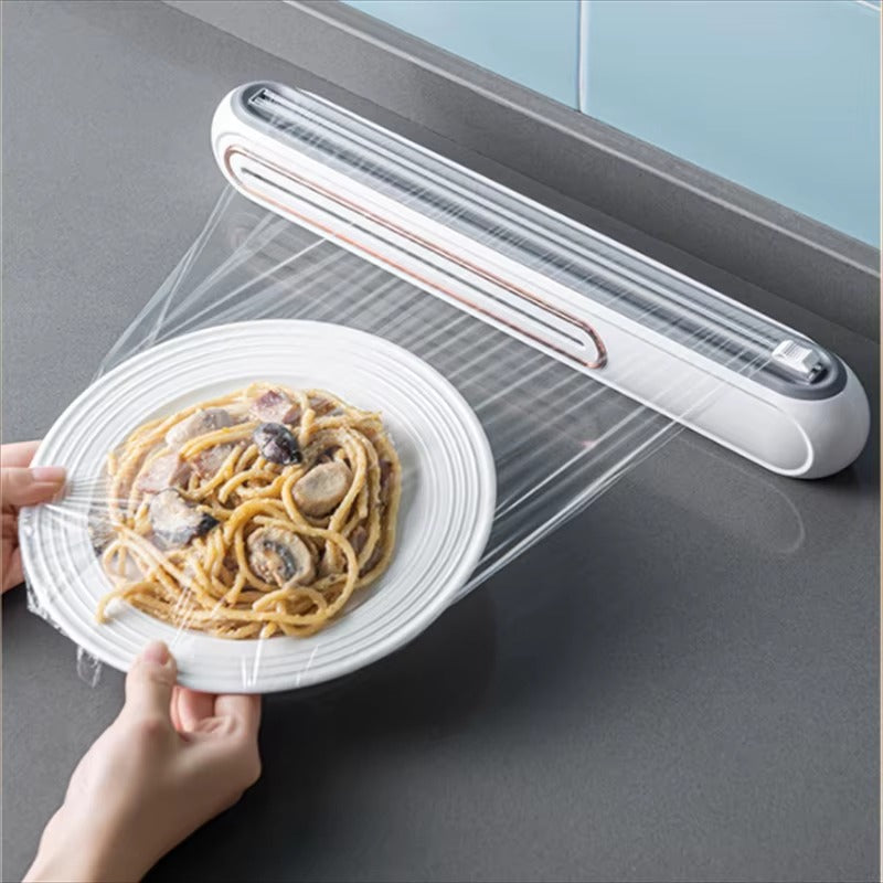 Magnetische Foliedispenser voor Keuken – Compact met Geïntegreerde Snijder – BPA-vrij Kunststof