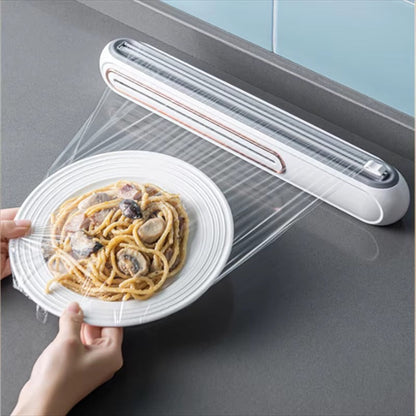 Magnetische Foliedispenser voor Keuken – Compact met Geïntegreerde Snijder – BPA-vrij Kunststof