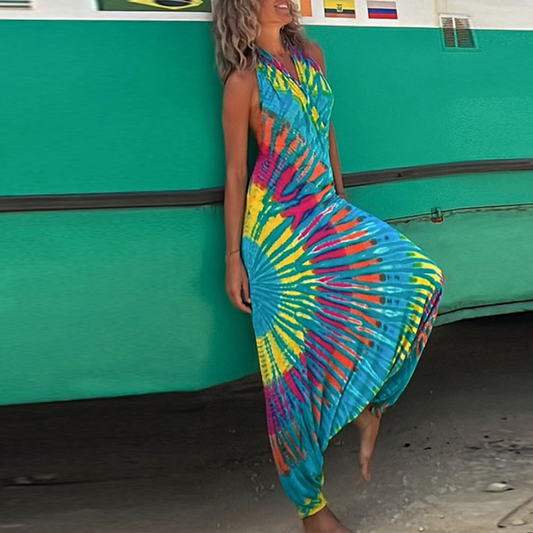 Zomer Jumpsuit Jurk voor Vrouw Zacht en Comfortabel - StudioMarella