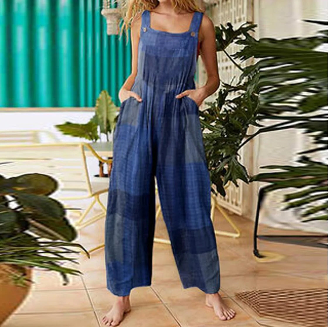 Zomerse Jumpsuit Vrouwen Boho Stijl