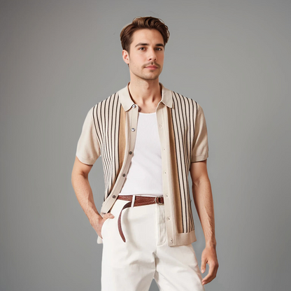 Heren Polo Milanello Klassieke Elegante Look - StudioMarella
