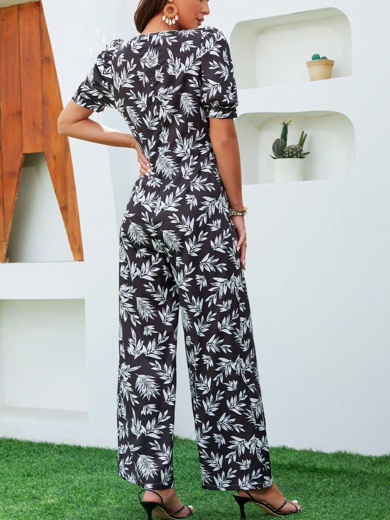 Elegante Hoge Taille Jumpsuit voor Vrouw
