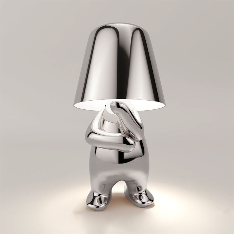 Draadloze Oplaadbare Sfeerlamp Met Warm Licht En Touchbediening Voor Rustige Interieurs
