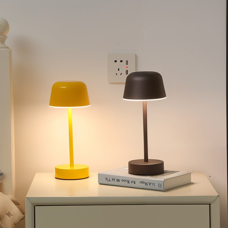 Draadloze Oplaadbare LED Tafellamp met Touch Bediening – Aluminium – Dimbaar – 4-8 Uur Gebruiksduur