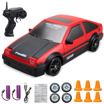 Minidrifter speelgoedauto RC-auto drift racer 2.4GHz afstandsbediening snelheid indoor outdoor kids jongens meisjes cadeau radiobestuurbare auto elektrisch voertuig