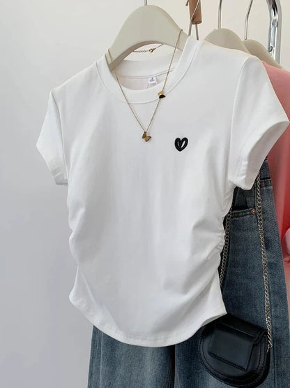Hartjes T-Shirt Slim Fit Vrouwen Kleding