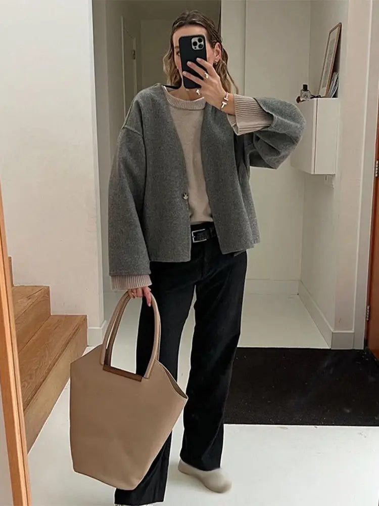 Oversized Blazer Comfortabel Modern Minimalistisch