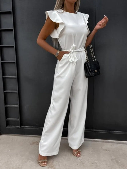 Elegante Jumpsuit van Luxe Stof