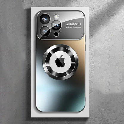 Magnetische Telefoonhoes met Glanzende Spiegel Afwerking voor iPhone | MagSafe Compatibel