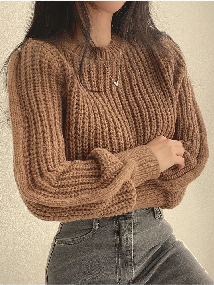 Gebreide Oversized Trui voor Vrouw