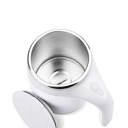 Zelfroerende Thermosbeker 400ml – Automatisch Mixende Reisbeker met Verwarmfunctie