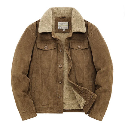 Heren Winterjas Warm Gevoerd Waterdicht Sherpa Stijl - StudioMarella