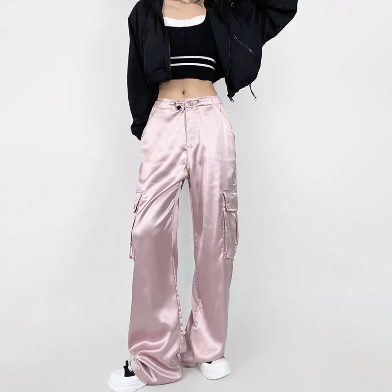 Brede Joggers Pijpen Broek Comfortabel