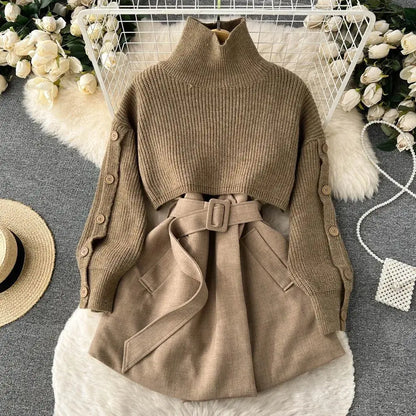 Dames Gebreide Set Warm en Stijlvol - StudioMarella