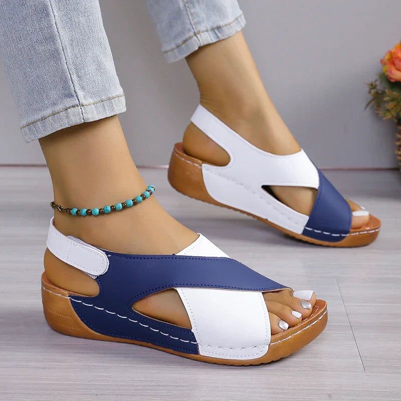 Zomer Sandalen met Elegante Hak en Zachte Banden