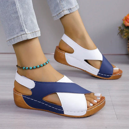 Zomer Sandalen met Elegante Hak en Zachte Banden