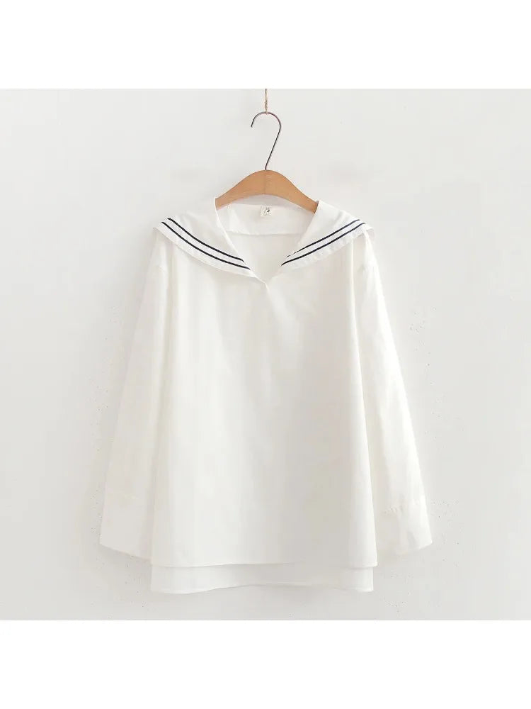 Elegante Matrozenblouse voor Vrouw met Klassiek Design - StudioMarella