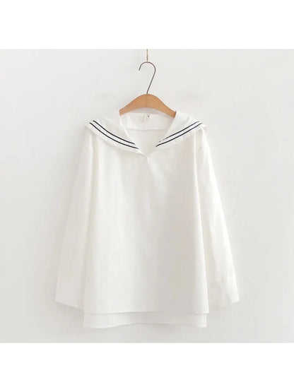 Elegante Matrozenblouse voor Vrouw met Klassiek Design - StudioMarella