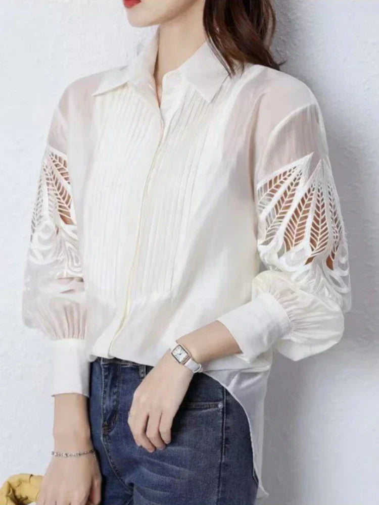 Bloem Blouse Vrouwelijke Zomer Jurk Model