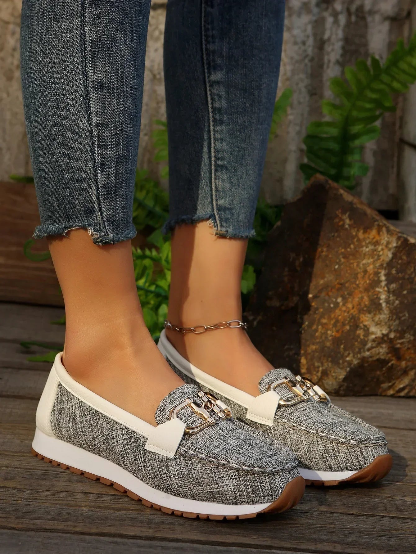 Dames Schoenen Casual Stoffen Loop schoenen