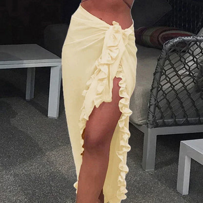 Zwemkleding Bikini Beach Cover Up Chiffon Badjurk