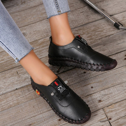 Comfortabele Platte Dames Loafer met Voetboogsteun en Orthopedische Zool