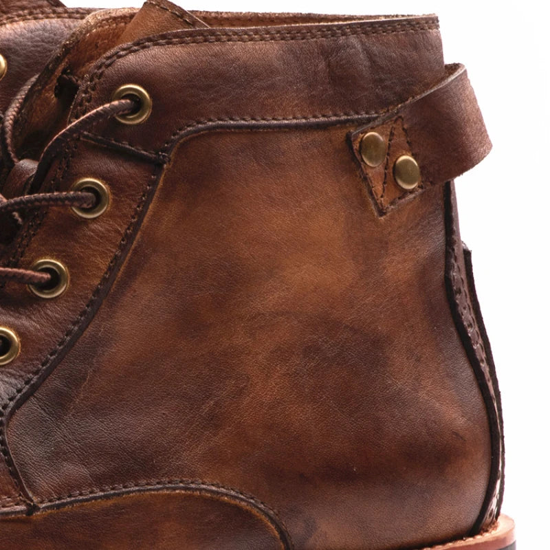 Leren Herenlaarzen Luxe Stijl David