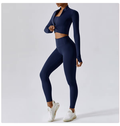 Vrouwensportset Naadloos Ademend Sport Legging