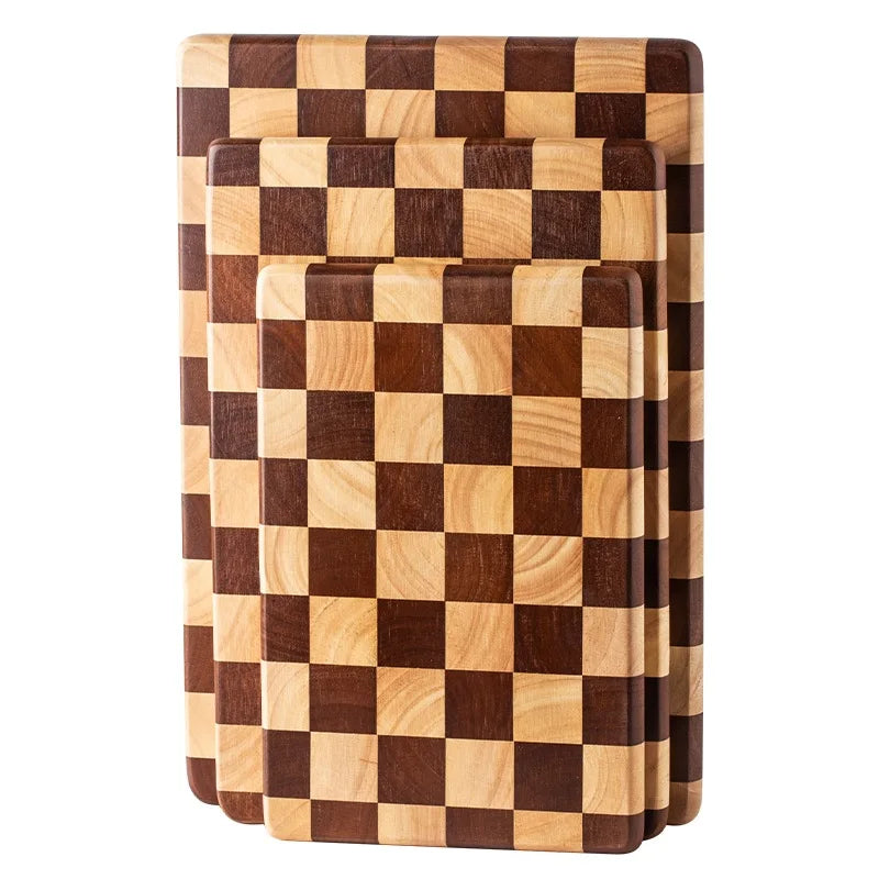 Snijplank acaciahout 30-41cm antislip keuken snijplank houten hakblok serveerplank duurzaam
