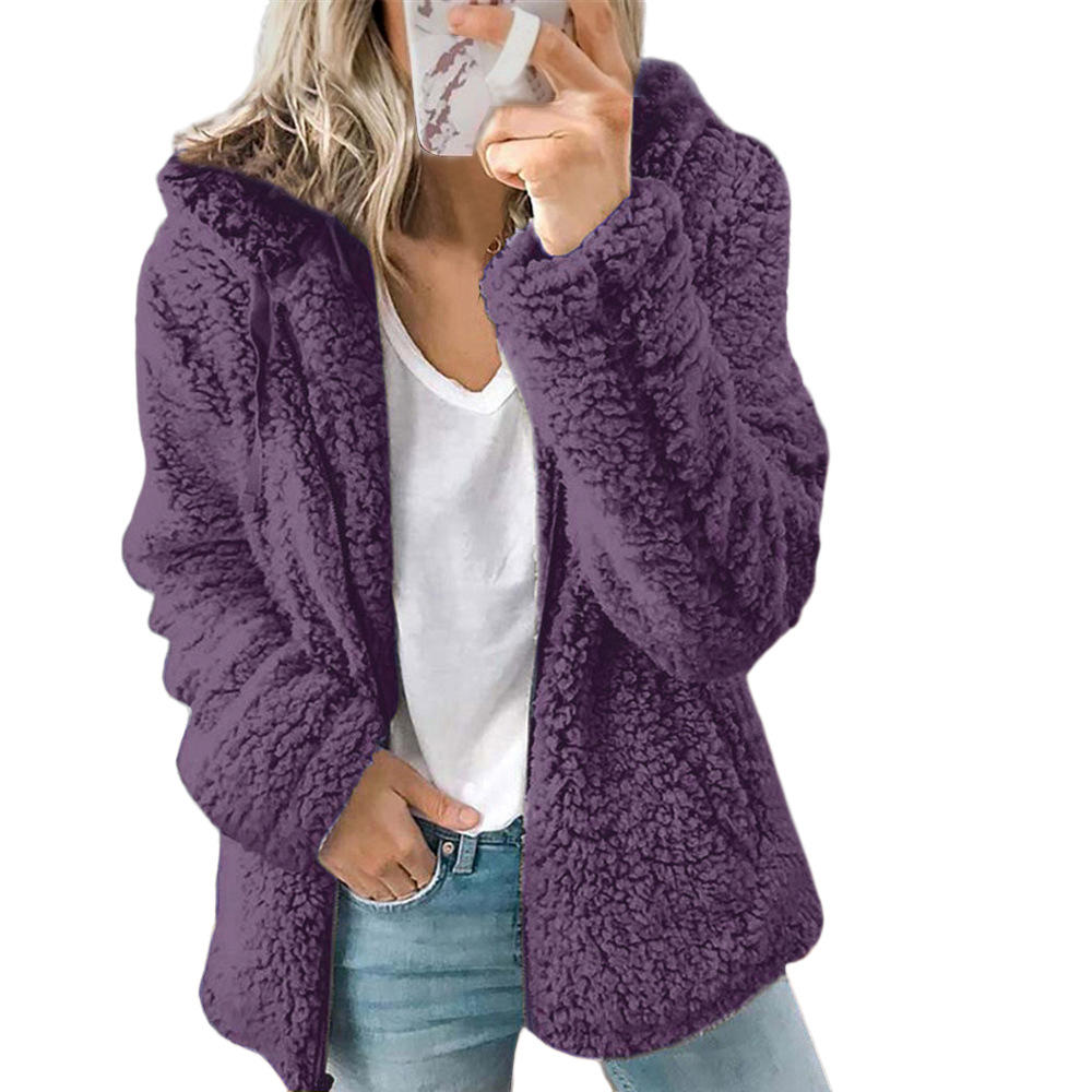 Dames Hooded Jacket Warm en Casual