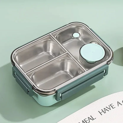 Roestvrijstalen Geïsoleerde Lunchbox Met Compartimenten En Lekvrije Deksel Voor Warme En Koude Maaltijden Onderweg