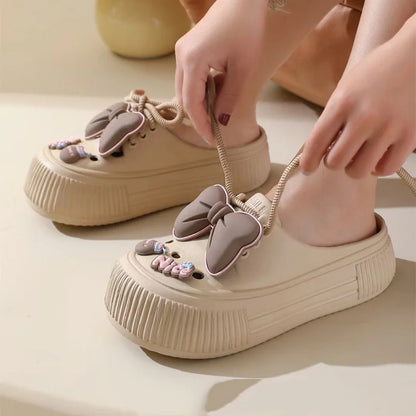 Slippers Strik Zomer Sandalen Comfortabele Dames