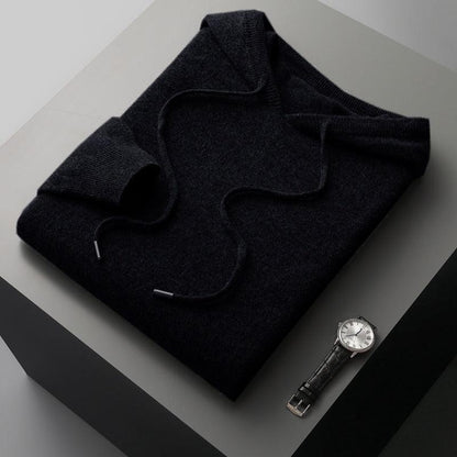 Wollen Hoodie met Capuchon voor Heren – Warm en Ademend Merino Trui – Thermoregulerende Outdoorkleding – Meerdere Kleuren