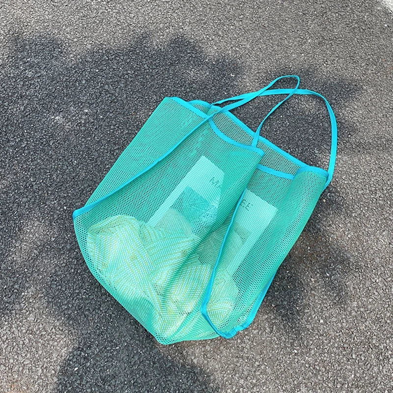 Grote Strandtas Mesh voor Zwembad en Strand