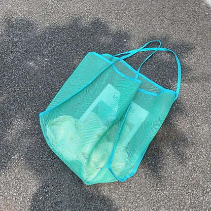 Grote Strandtas Mesh voor Zwembad en Strand