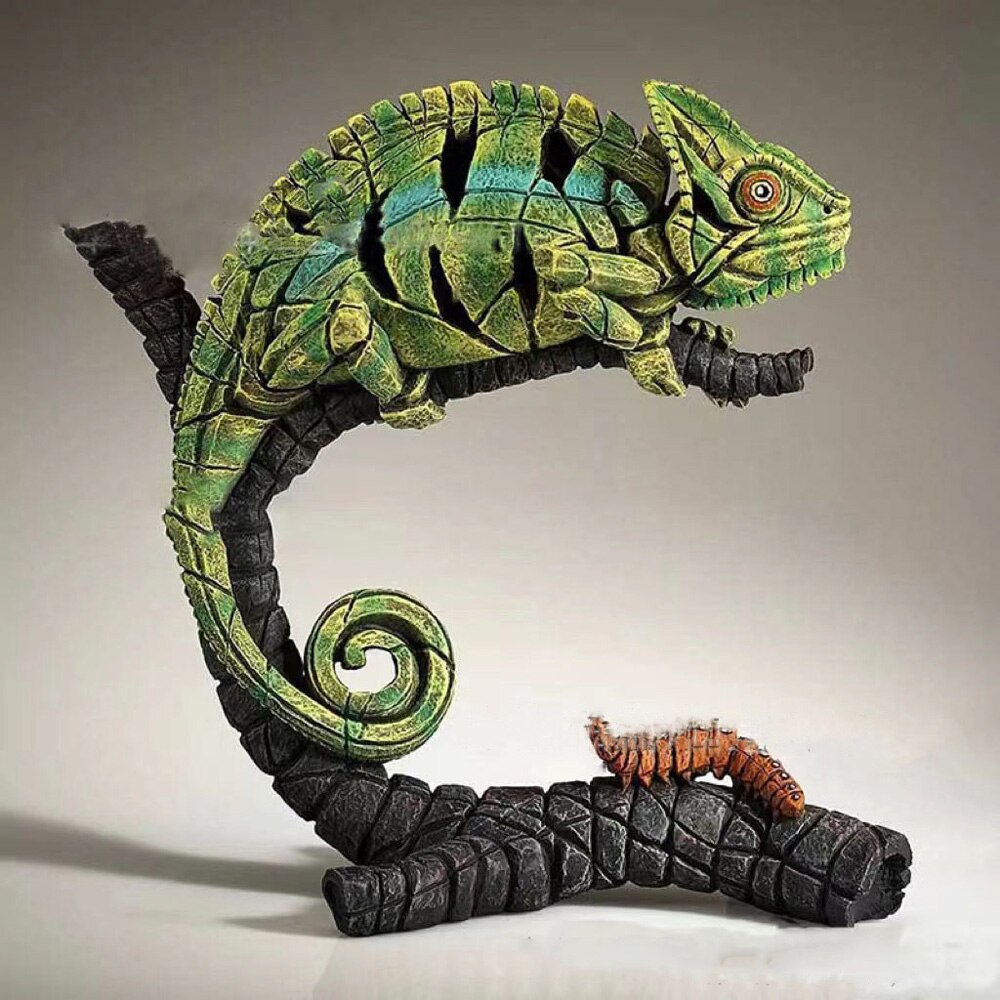Artistieke Dierensculptuur van Hoogwaardig Materiaal voor Sfeervolle Woonkamer en Stijlvolle Entree Decoratie