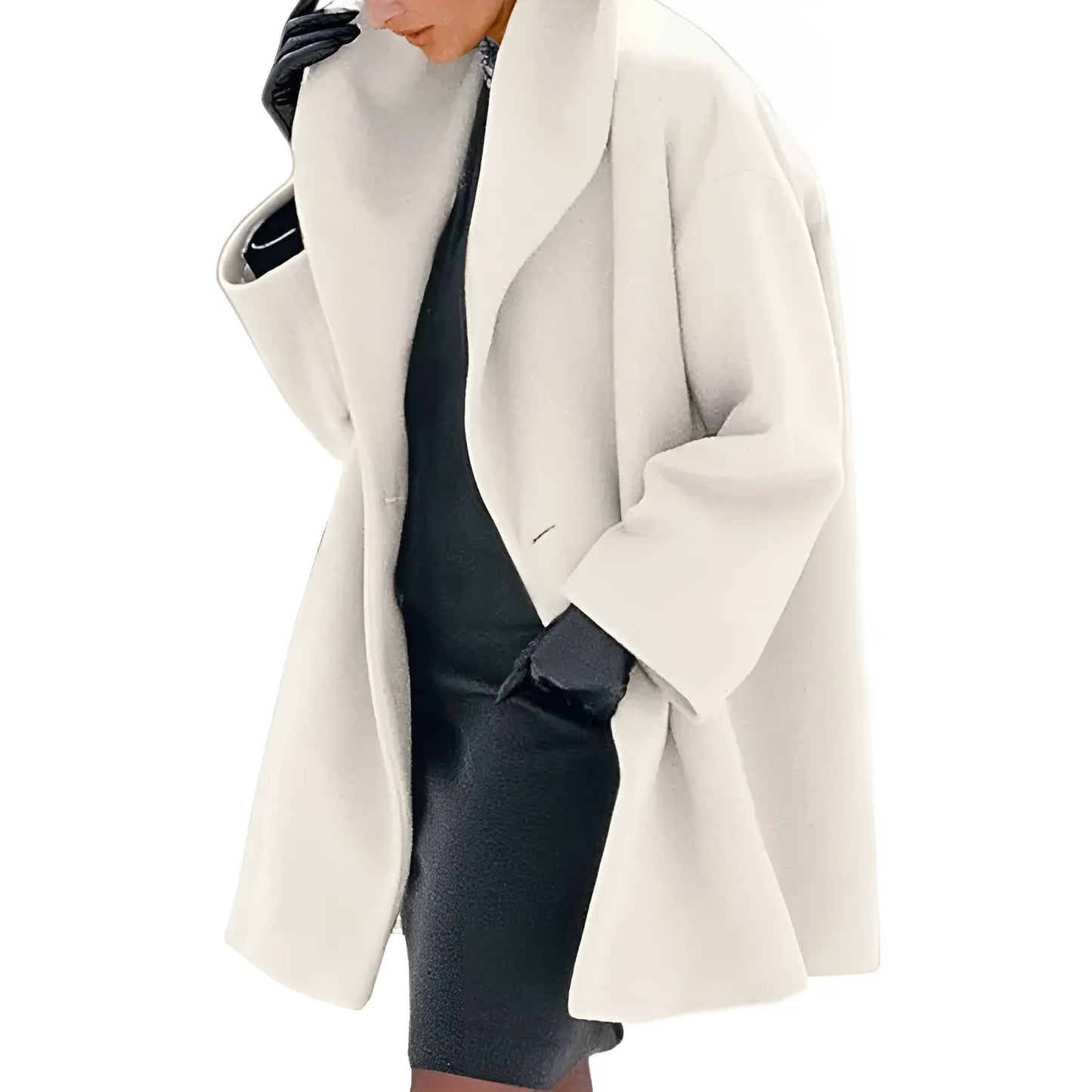 Dames Trenchcoat Warme Winterjas Klassiek Design
