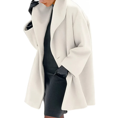 Dames Trenchcoat Warme Winterjas Klassiek Design